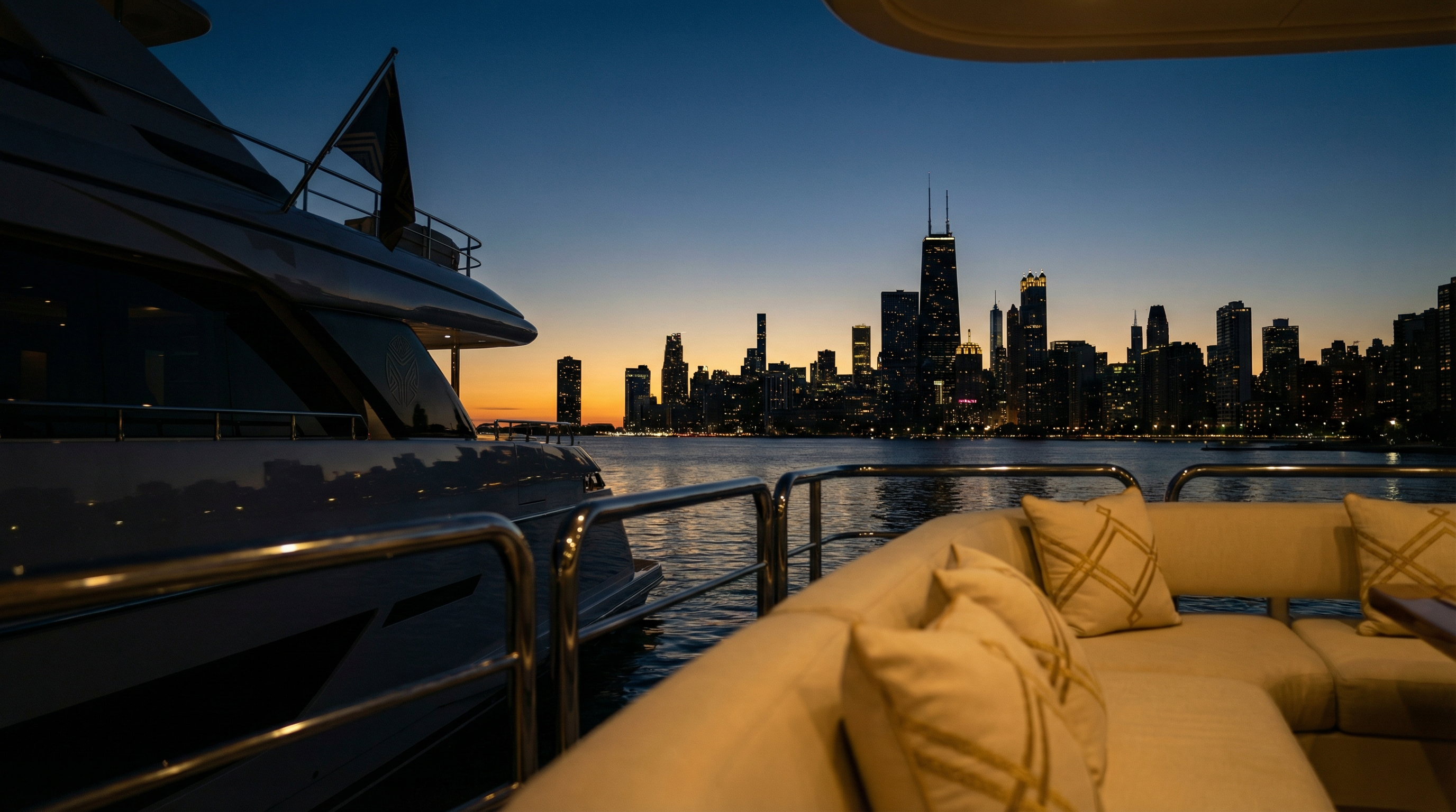 Chicago Skyline from Yacht